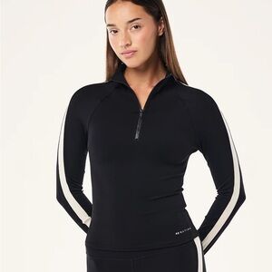 P.E Nation Black and White Long Sleeve Top